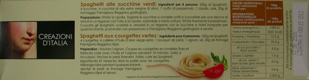 Spaghetti Creazioni d'Italia