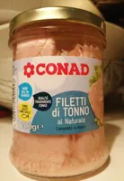 Filetti Di Tonno Al Naturale 200G