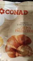 Conad Croissant con crema pasticcera