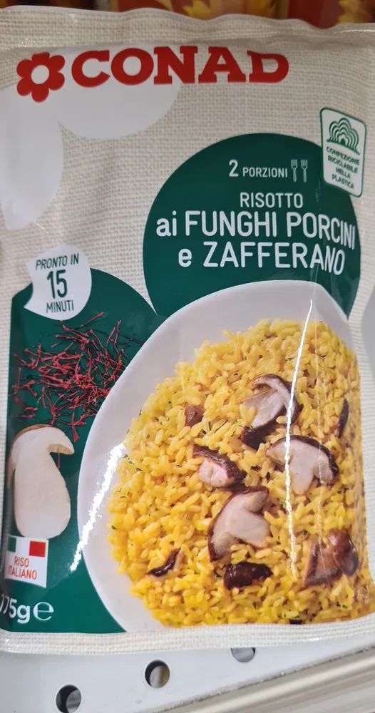 Risotto Ai Funghi Porcini E Zafferano