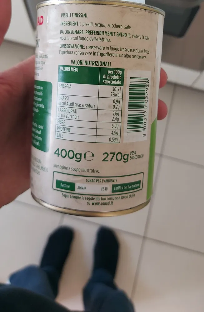 Piselli finissimi