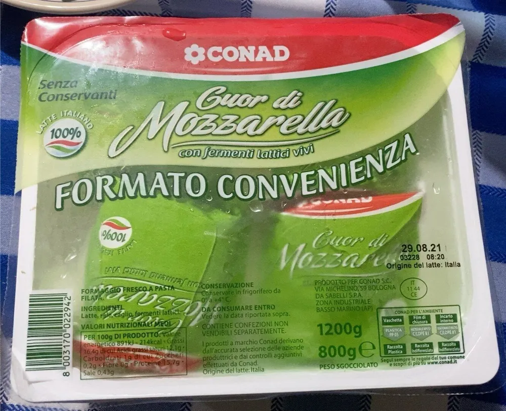 Cuore di mozzarella