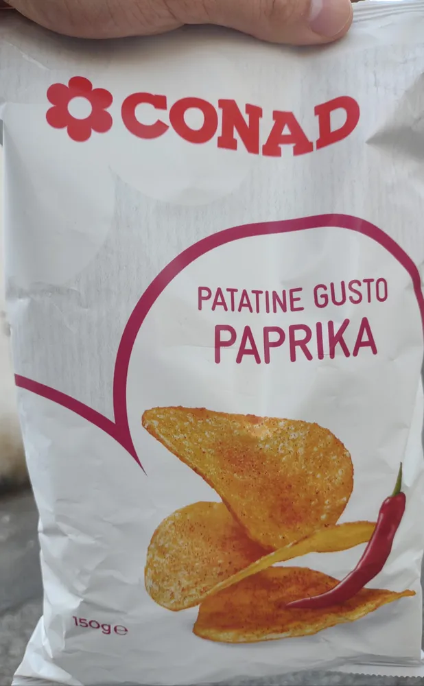 Patatine gusto paprika