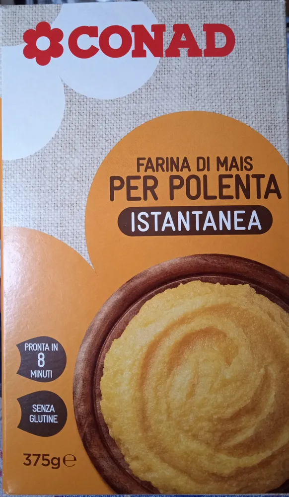Farina di mais per polenta istantanea