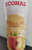 Bevanda pesca lime e ginseng
