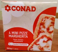 Pizzette Margherita surgelate