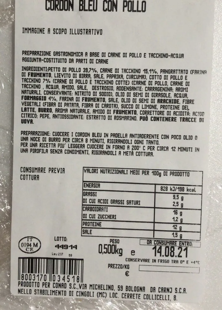 Condonbleu di pollo