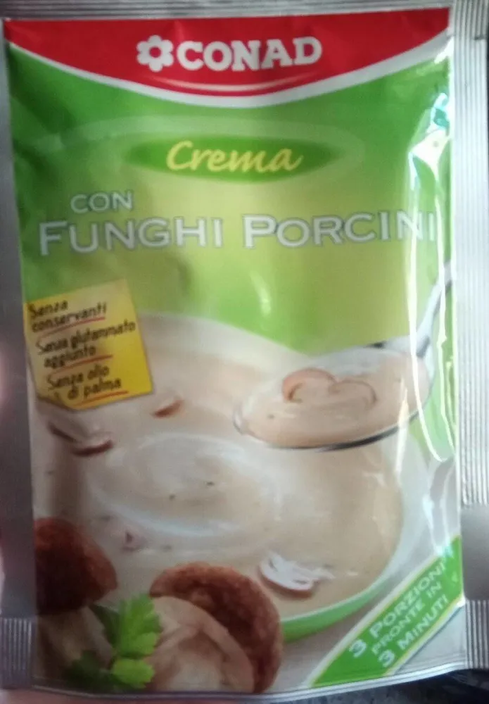 Crema con funghi porcini