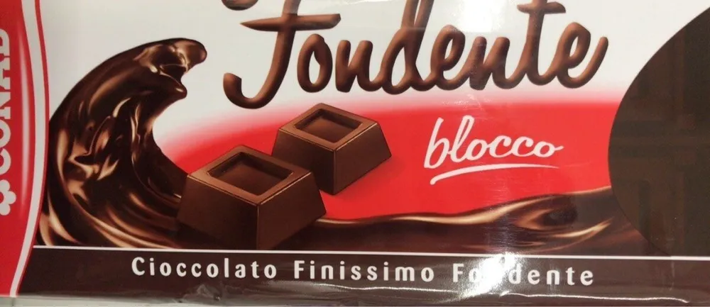 Blocco cioccolato fondente
