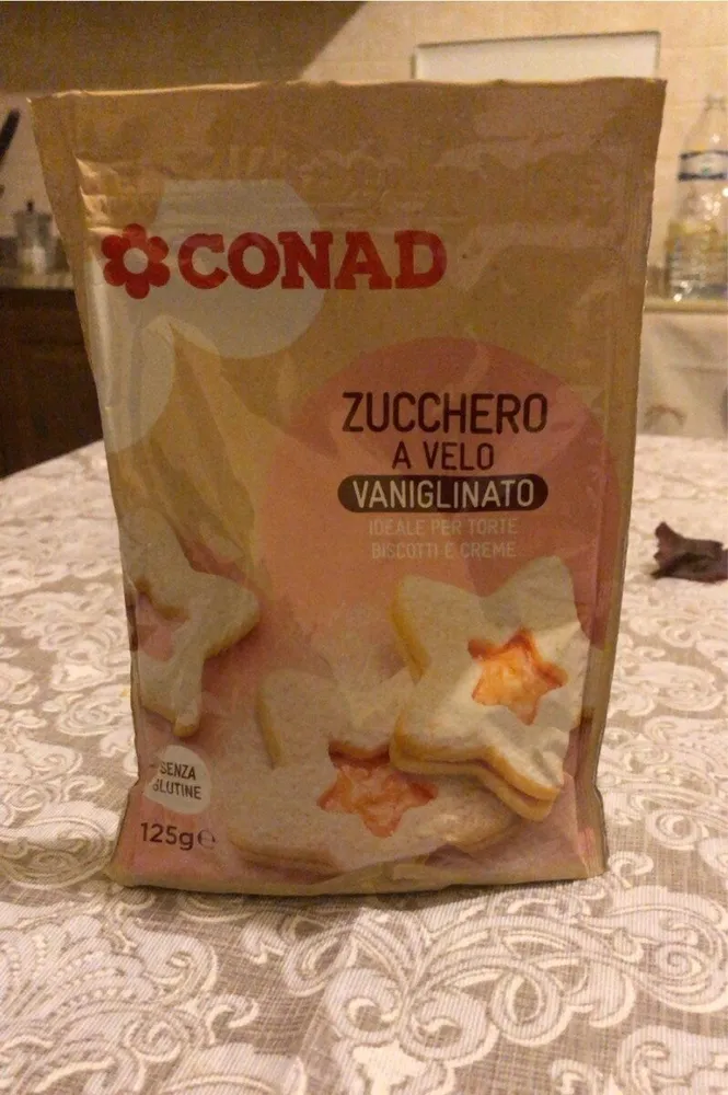 zucchero a velo vanigliato