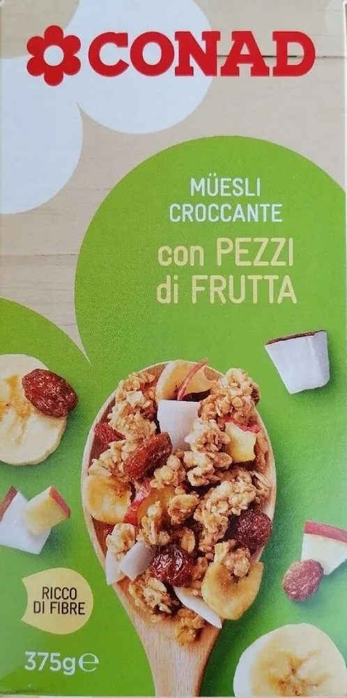Müesli Croccante con pezzi di frutta