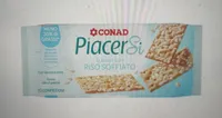 Cracker con riso soffiato