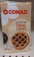 Crostatine crema cacao