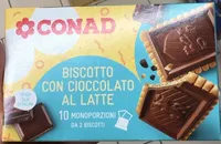 Biscotto con cioccolato al latte