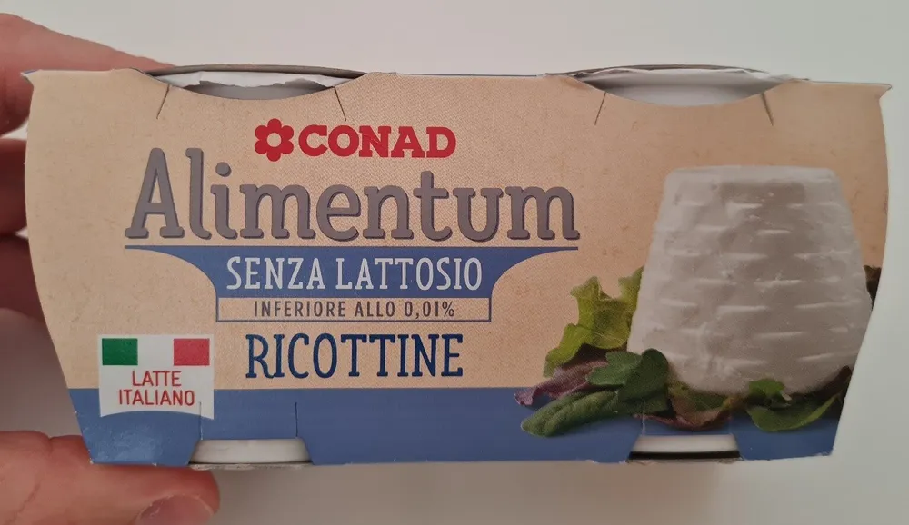 Ricottine senza lattosio
