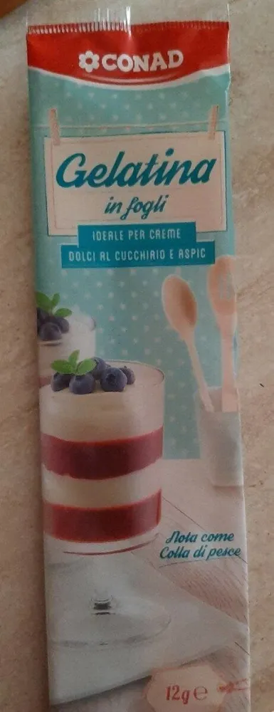 Gelatina in fogli