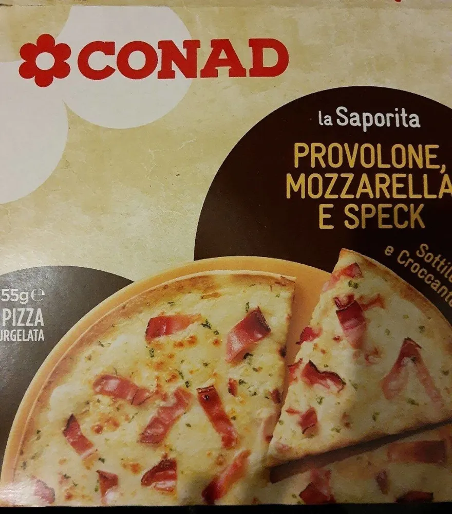 La Saporita provolone Mozzarella e speck