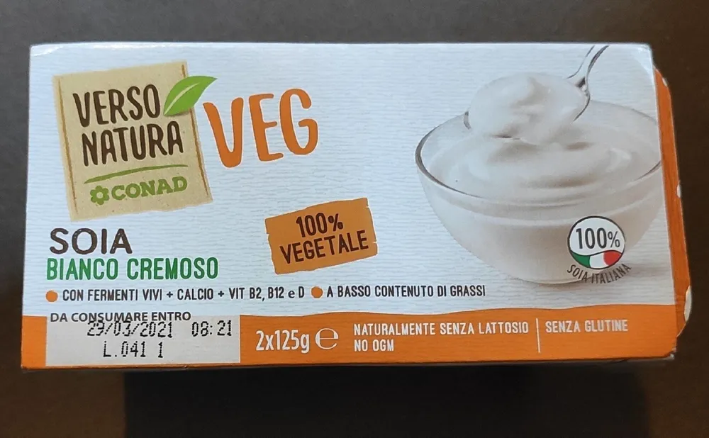 Soia bianco cremoso