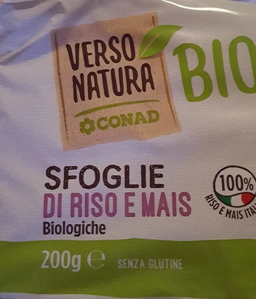 Sfoglie di riso e mais Bio