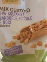 Mix gustoso uva sultanina, mandorle, nocciole e noci