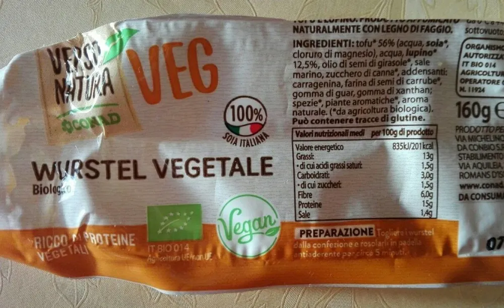Wurstel vegetale