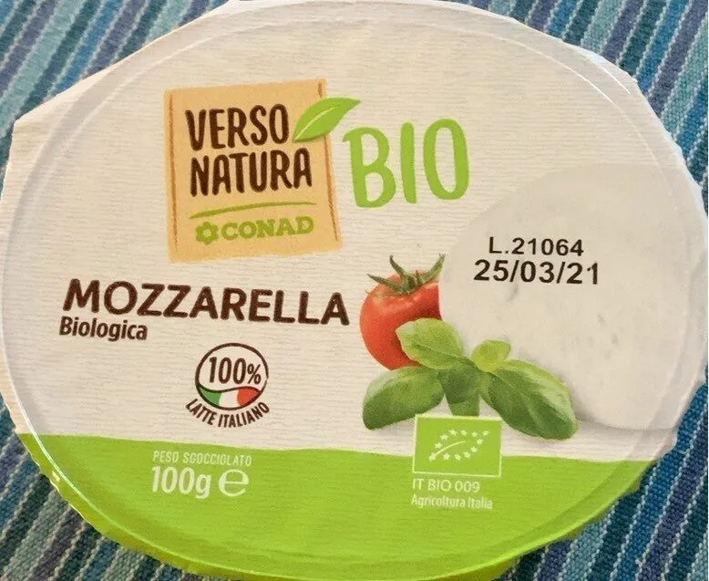 Mozzarella biologica bio