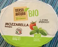 Mozzarella biologica bio