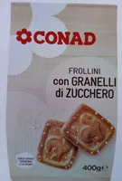 Frollini con granelli di zucchero