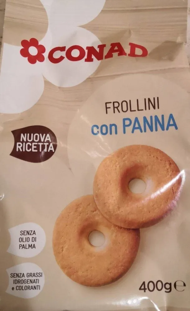 Frollini con panna