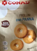 Frollini con panna