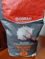 Farina di grano tenero macinata a pietra