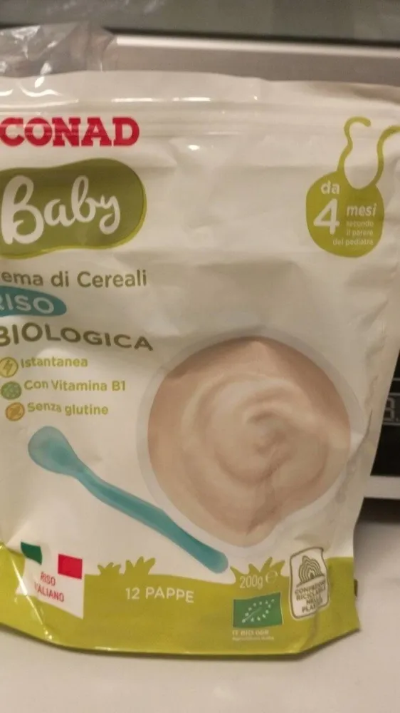 Crema di riso biologica