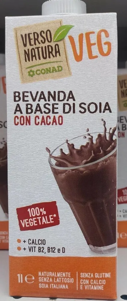 Latte soia e cioccolato