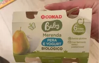 Pera e yogurt