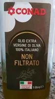 Olio extra vergine non filtrato