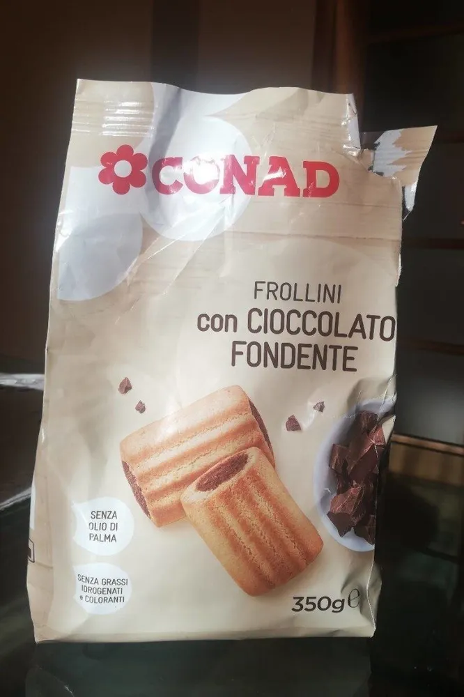 Frollini con cioccolato fondente