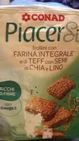 PiacerSi frollini con farina integrale e di teff