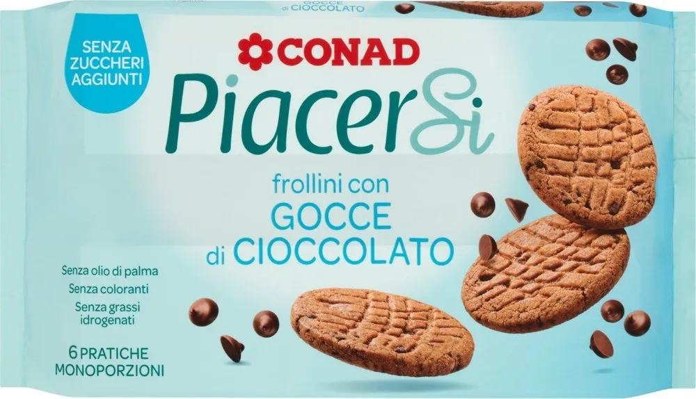 Frollini con Gocce di Cioccolato