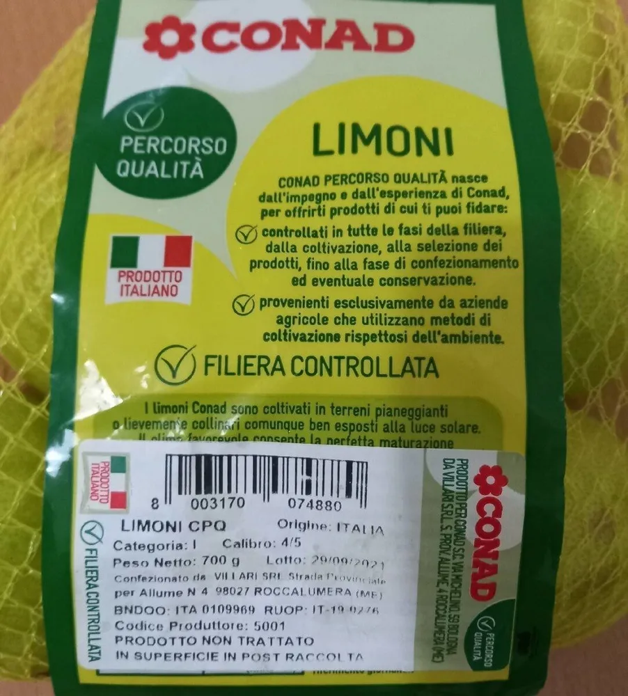 Limoni Percorso Qualità
