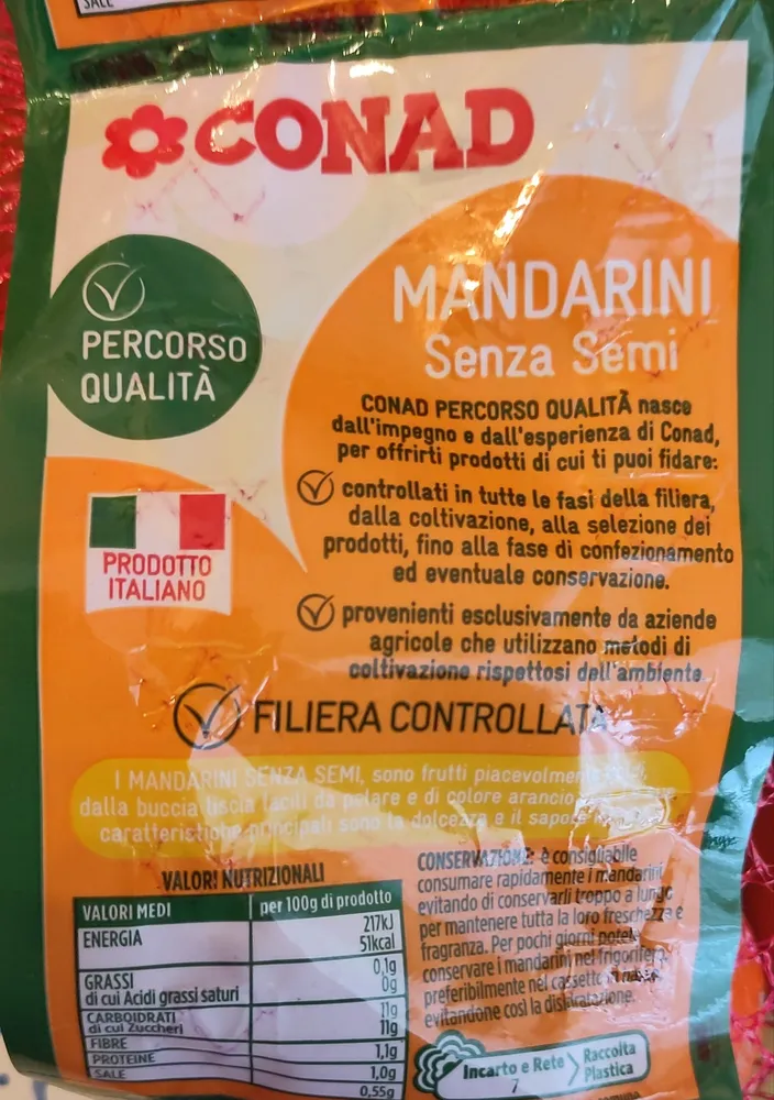 Mandarini senza semi