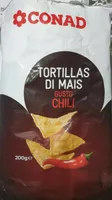 Tortillas di mais gusto chili