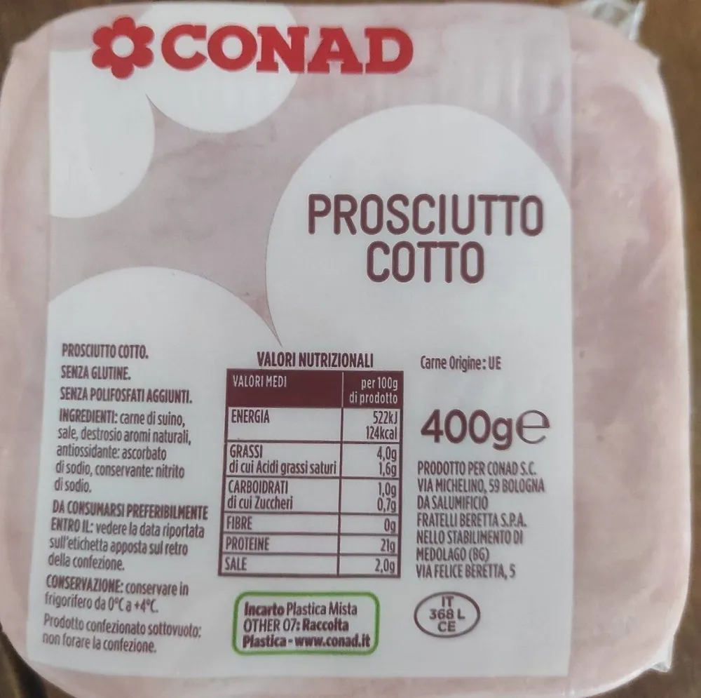 Prosciutto cotto