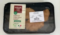filetti di pollo interi panati