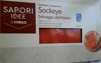 Salmone affumicato selvaggio dell'Alaska
