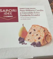 Panettone Pere Williams candite e cioccolato