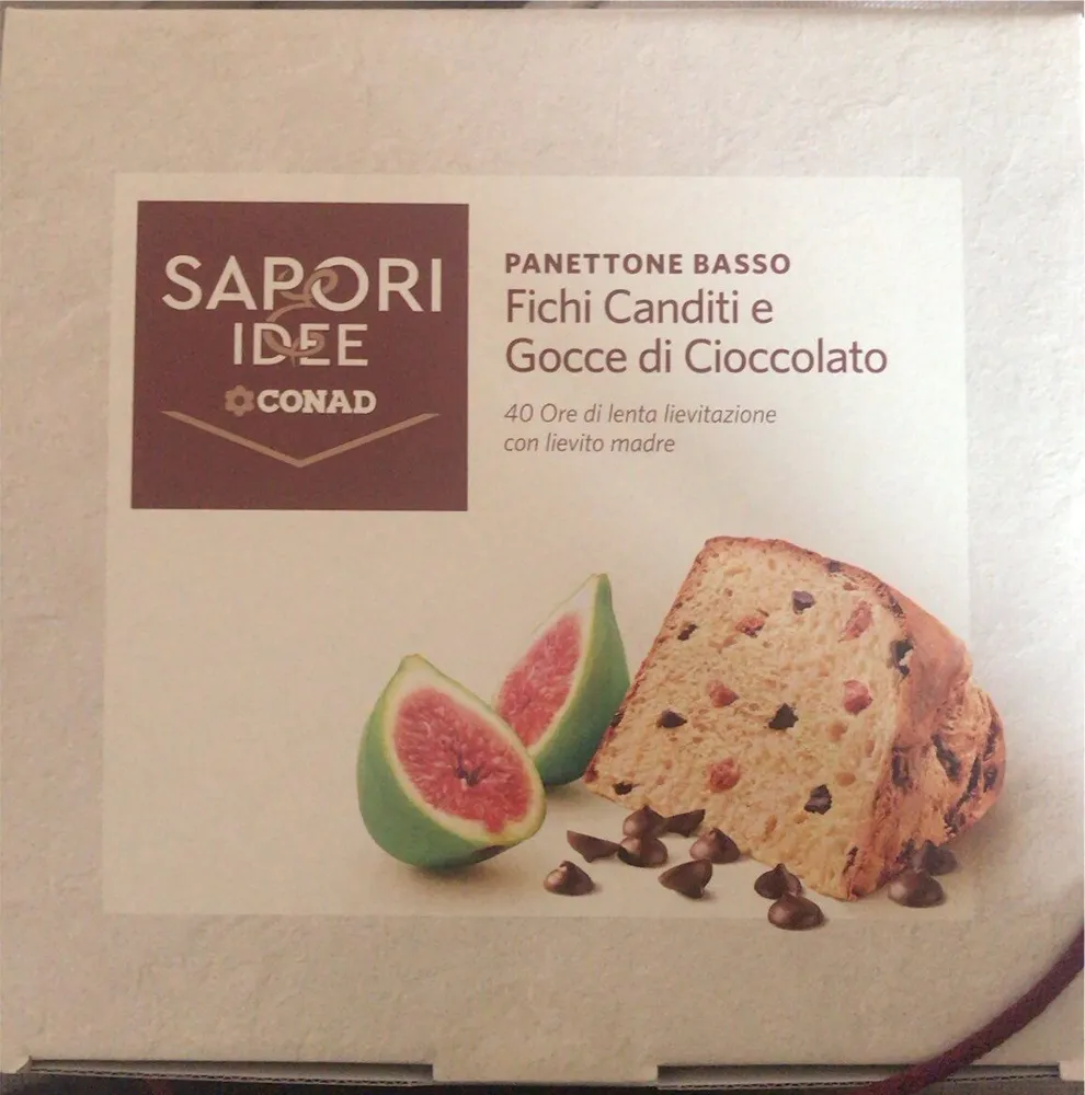 panettone basso gocce di cioccolato
