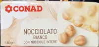 Cioccolata bianca con nocciole intere