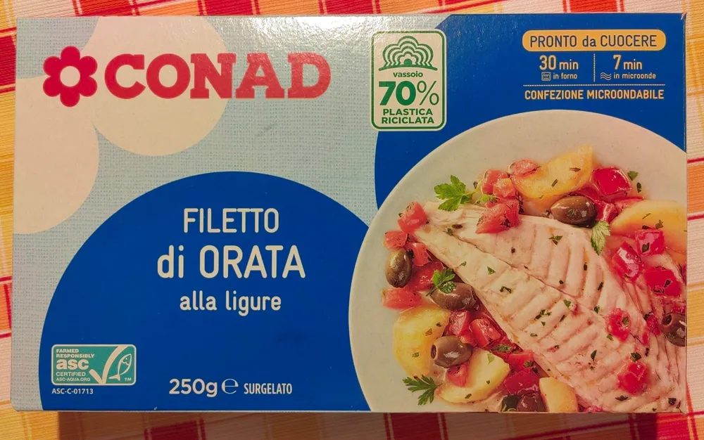 Filetto di Orata alla ligure