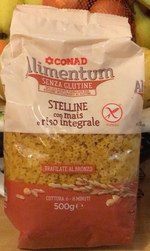 Stelline con mas e riso integrale senza glutine
