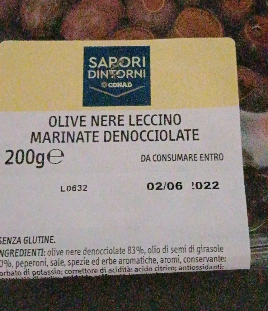 Olive nere marinate denocciolate